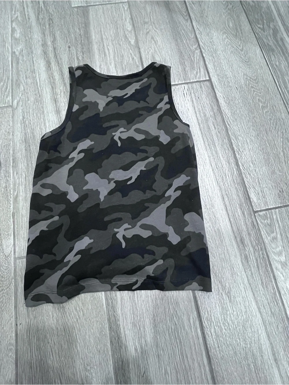 Old Navy Blue & Black Camo Tank Tops - 2 Pack
